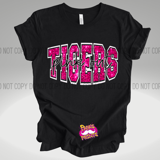 Tigers Pink Out DTF