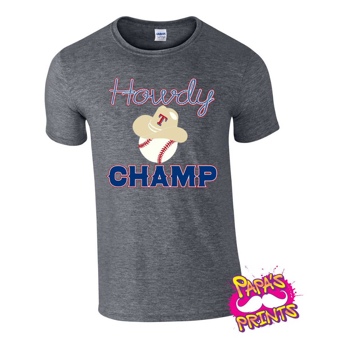 DTF Transfer - Howdy Champ