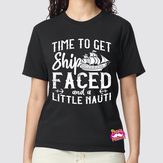 Shipped Faced and Nauti Tee
