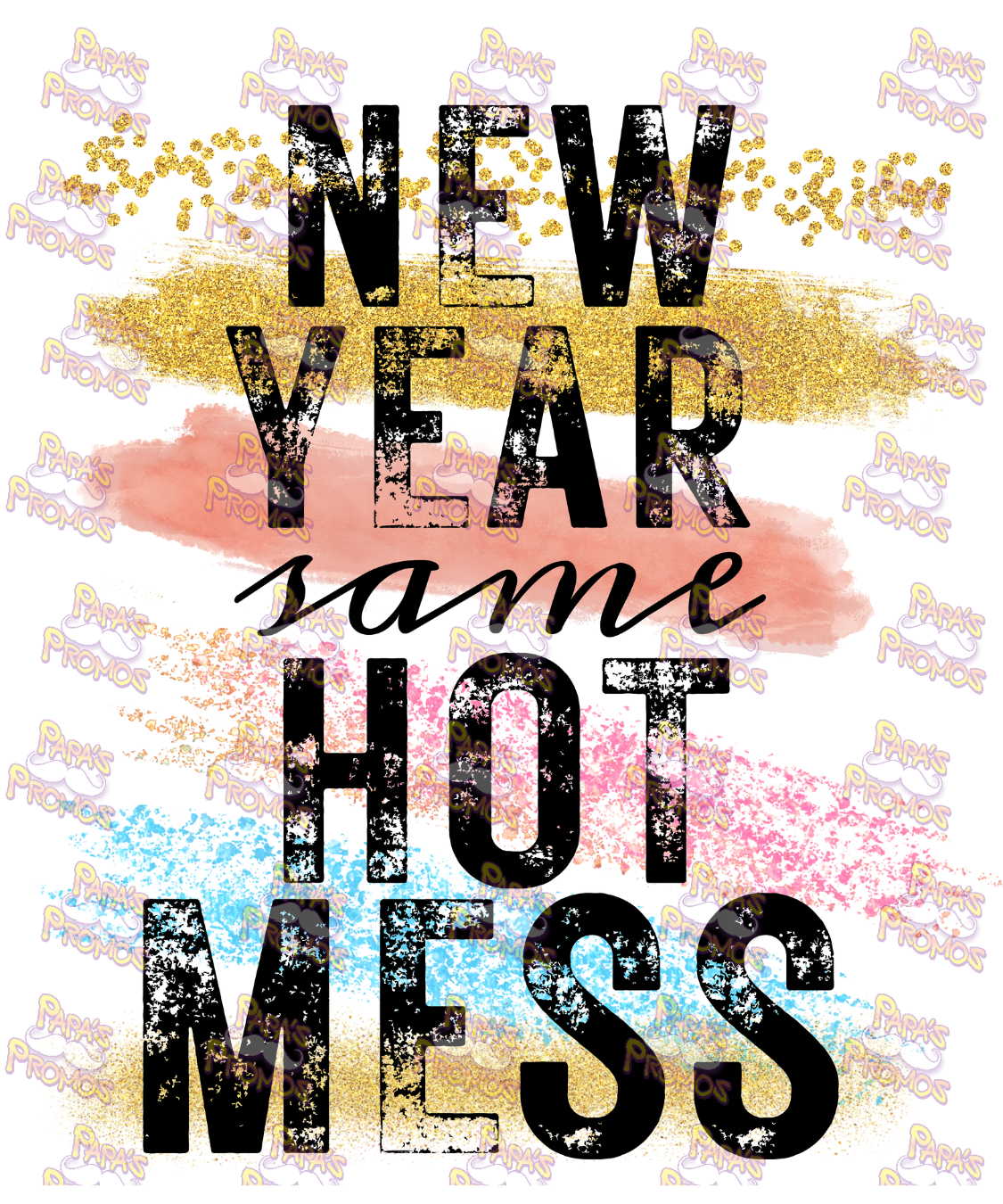 Same Hot Mess Damn Good Decal
