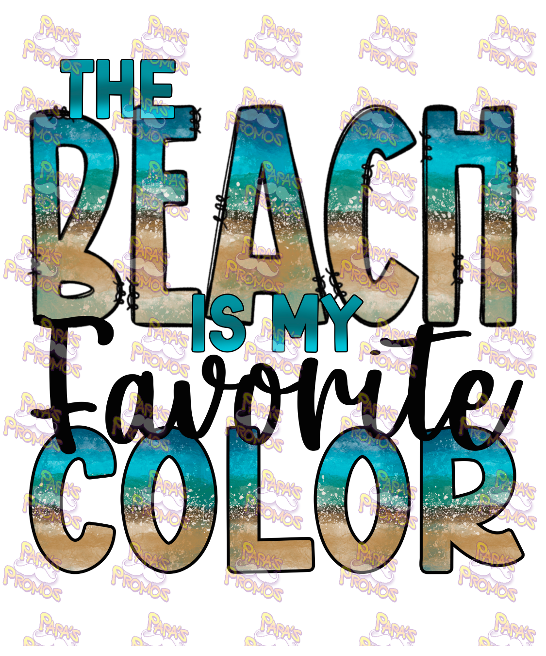 Beach Is My Favorite Color Damn Good Decal
