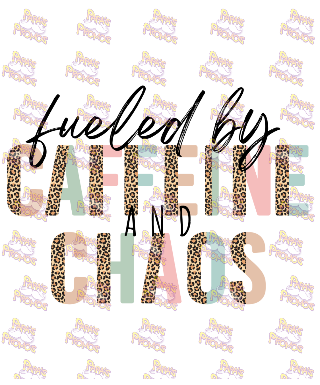Caffeine and Chaos Damn Good Decal