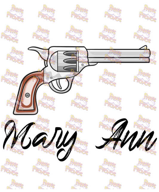 Mary Ann Pistol Damn Good Decal