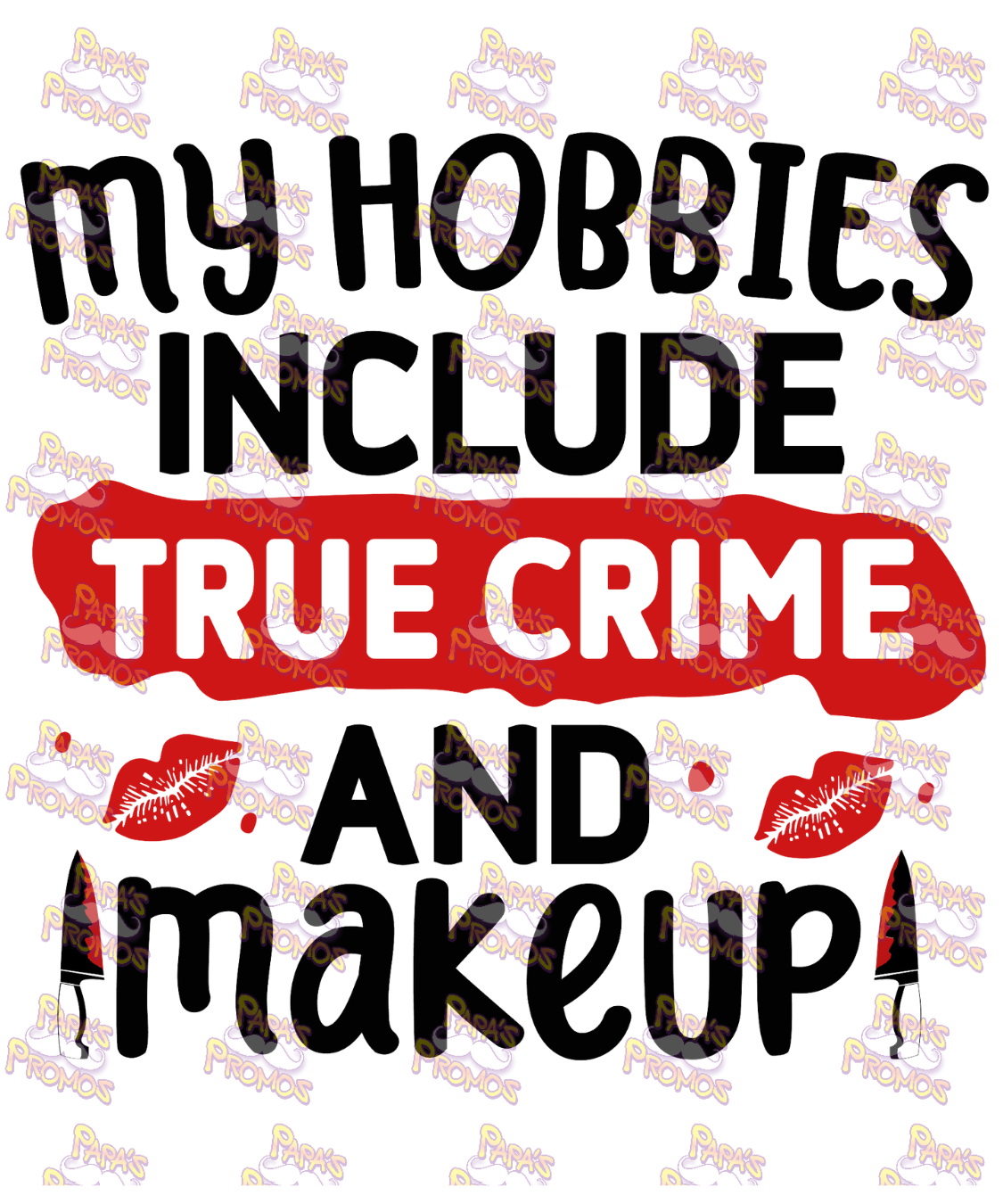 True Crime and Makeup Damn Good Decal