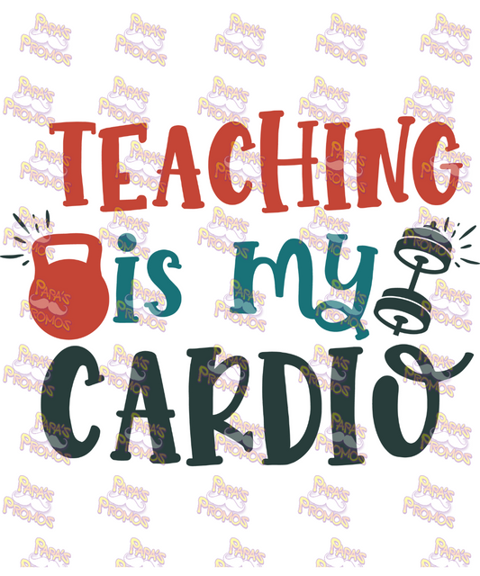 Teaching Is My Cardio Damn Good Decal