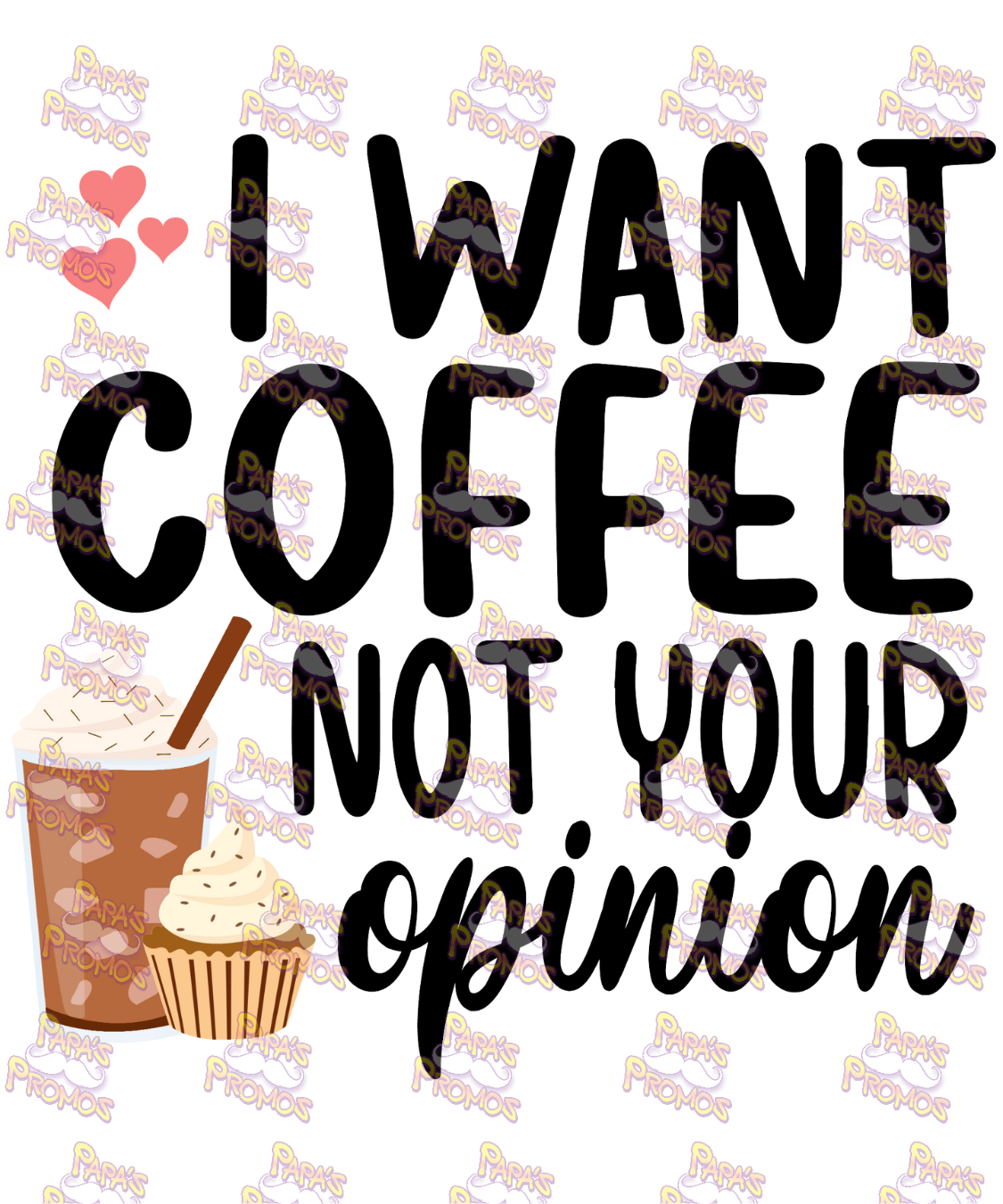 I Want Coffee Damn Good Decal