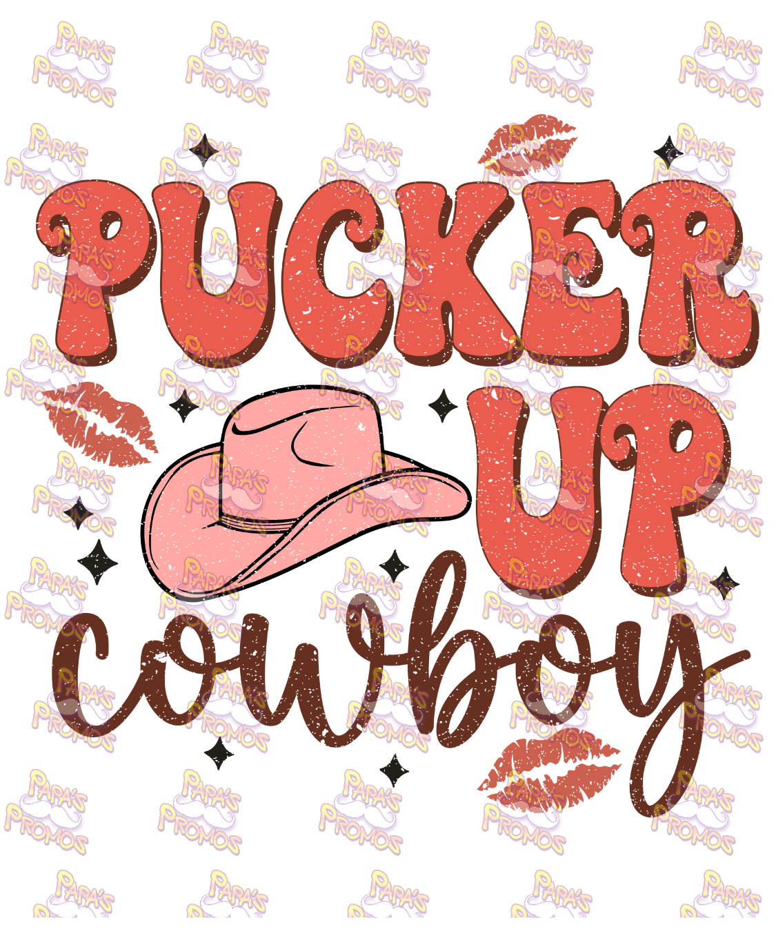 Pucker Up Cowboy Damn Good Decal