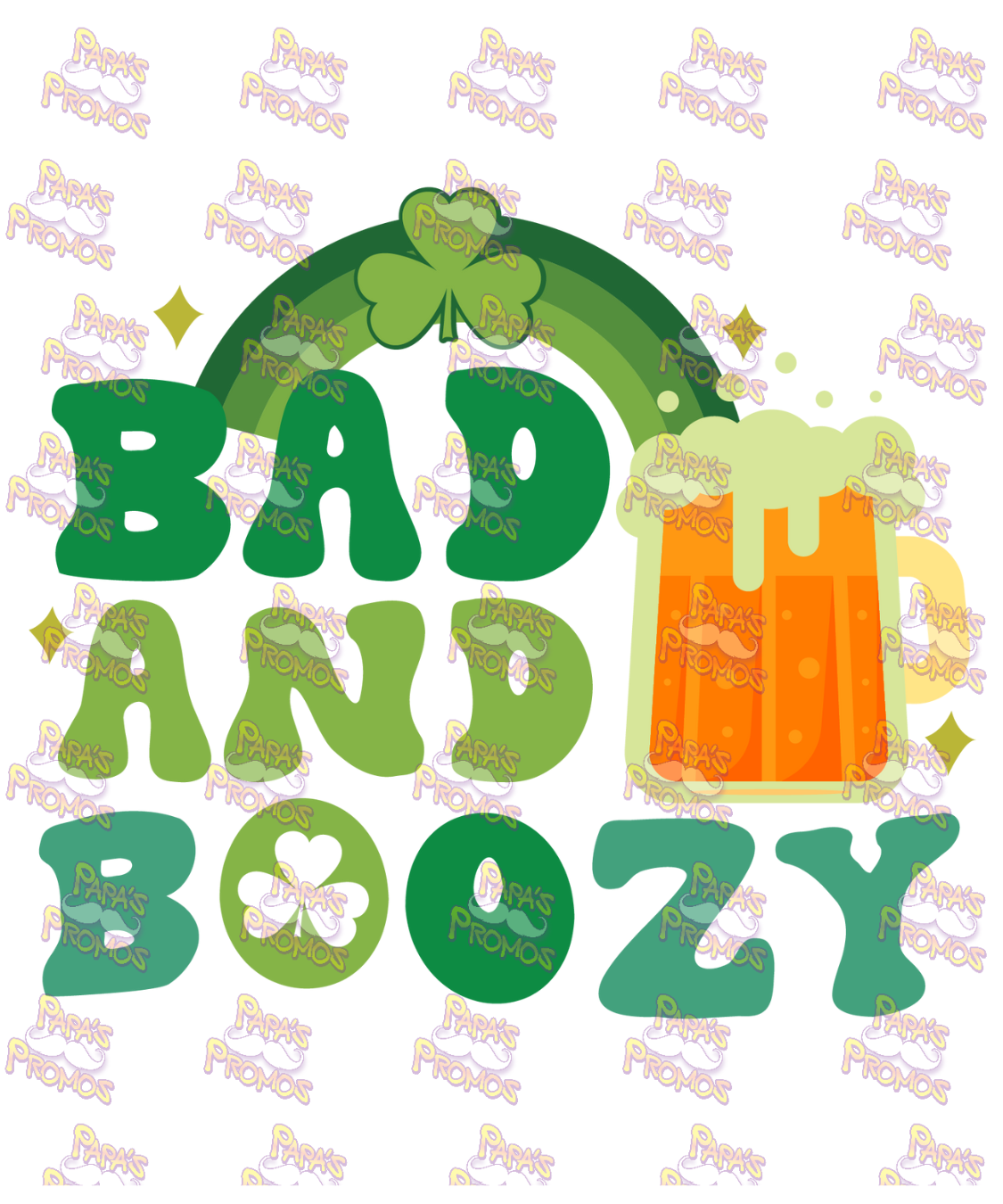 Bad And Boozy Damn Good Decal