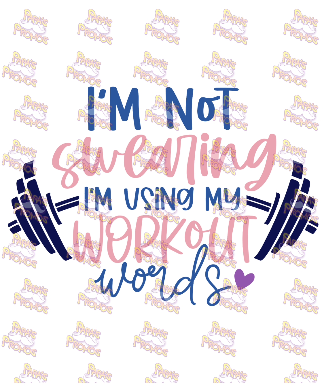 Workout Words Damn Good Decal
