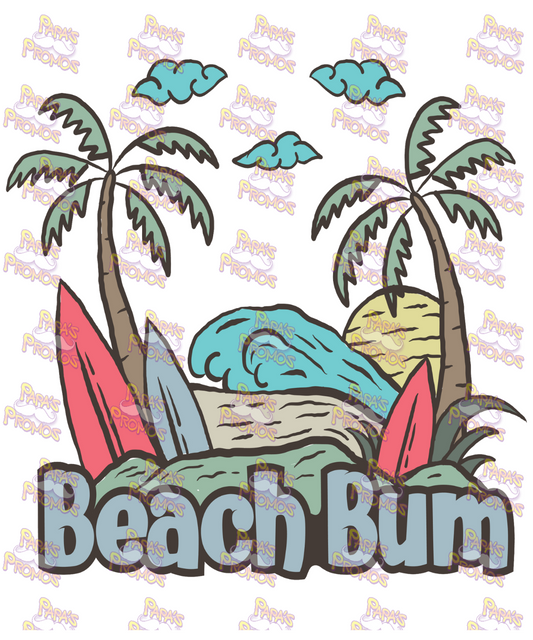 Beach Bum Damn Good Decal