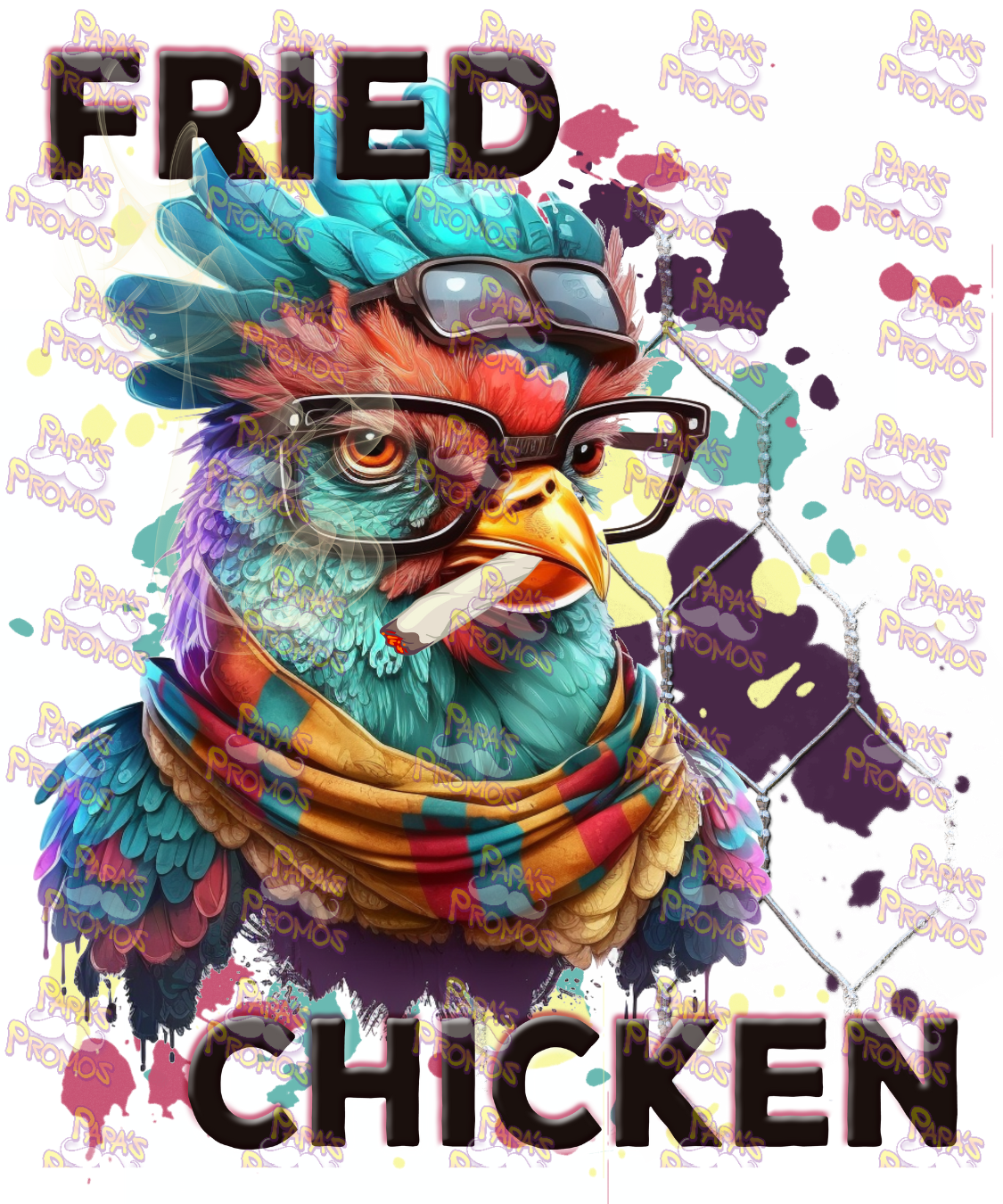 Fried Chicken Damn Good Decal