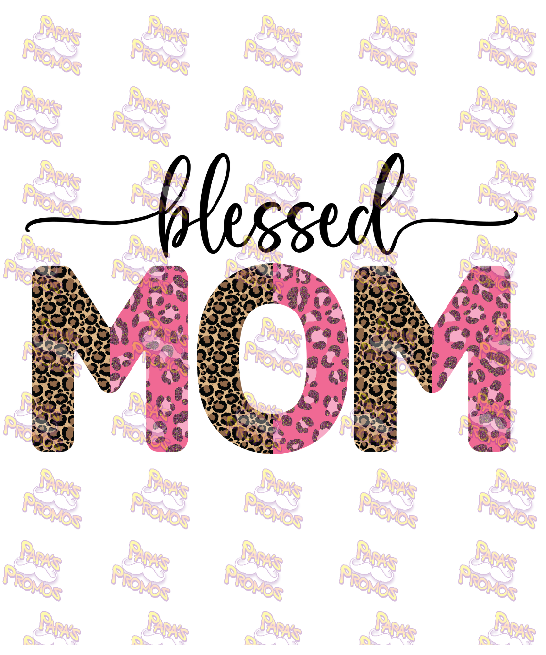 Blessed Mama - Leopard Damn Good Decal