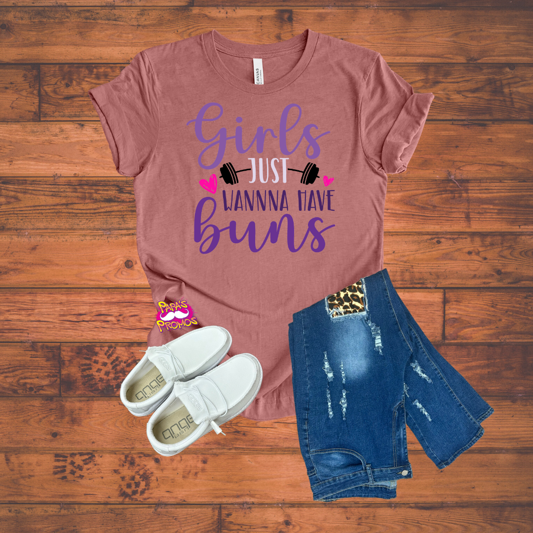 DTF Transfer - Girls Just Wanna Have Buns