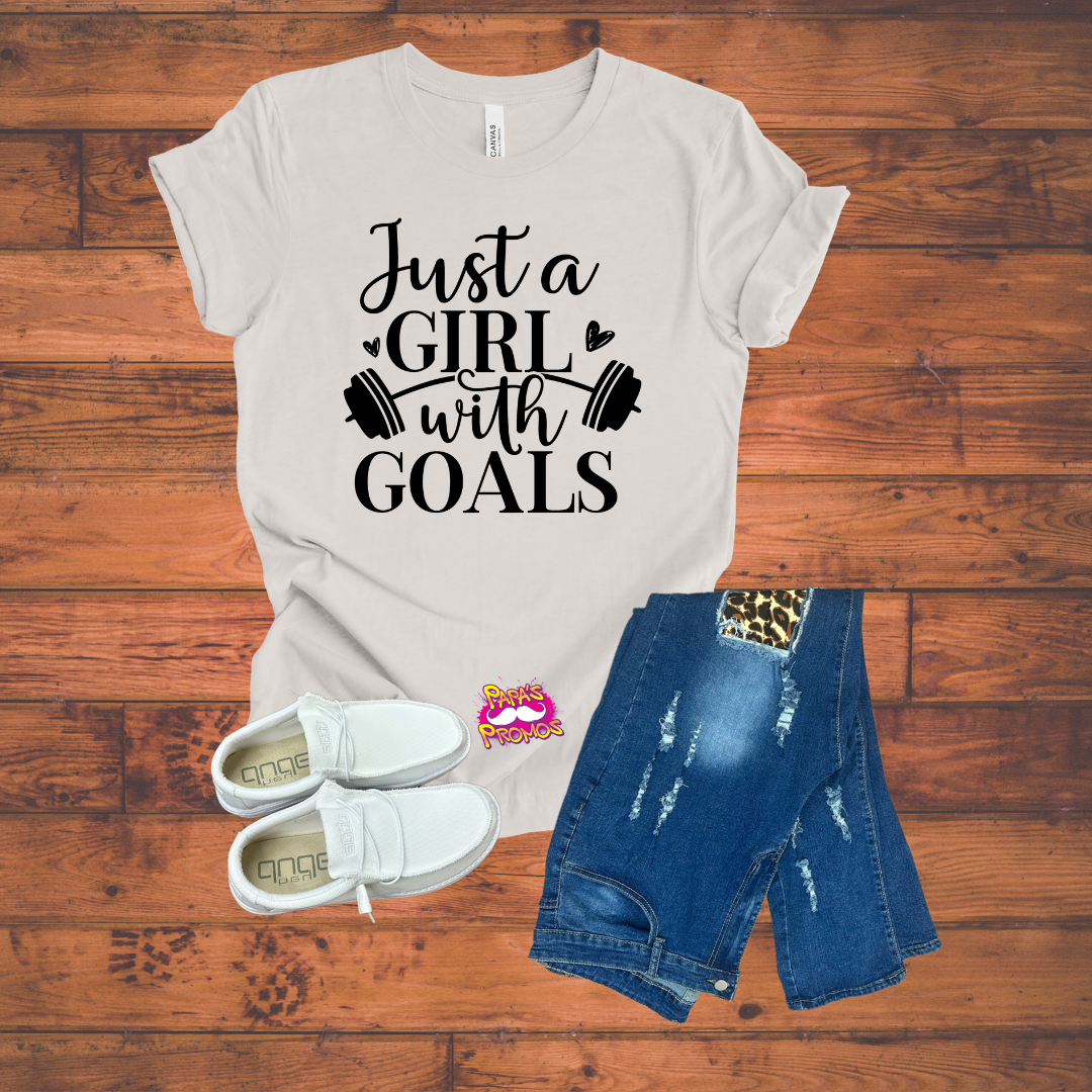 DTF Transfer - Just A Girl With Goals