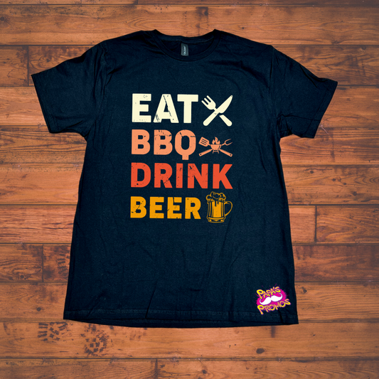 DTF Transfer - Eat BBQ, Drink Beer