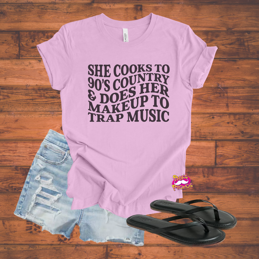 90s Country and Trap Music Tee
