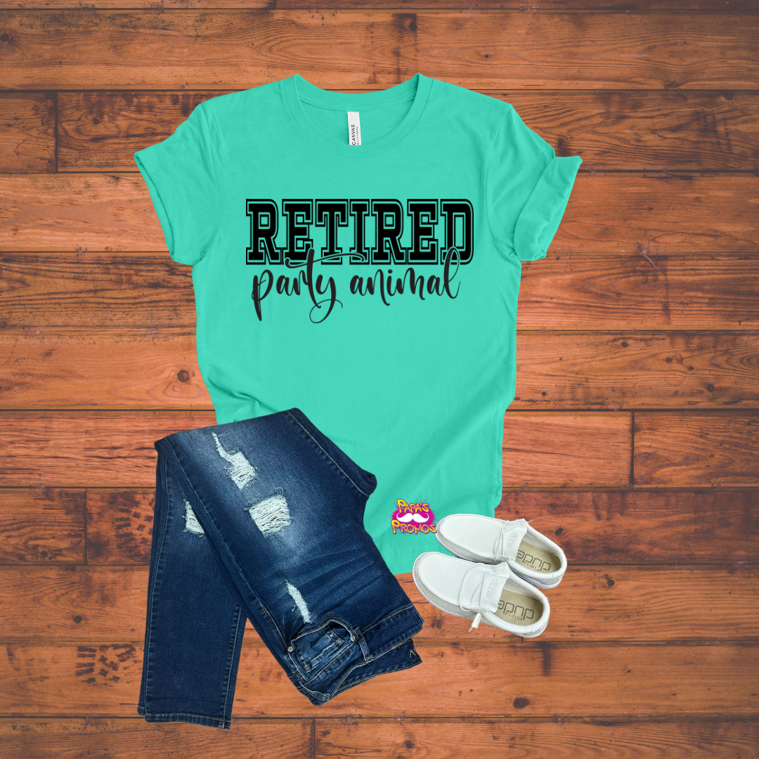 DTF Transfer - Retired Party Animal