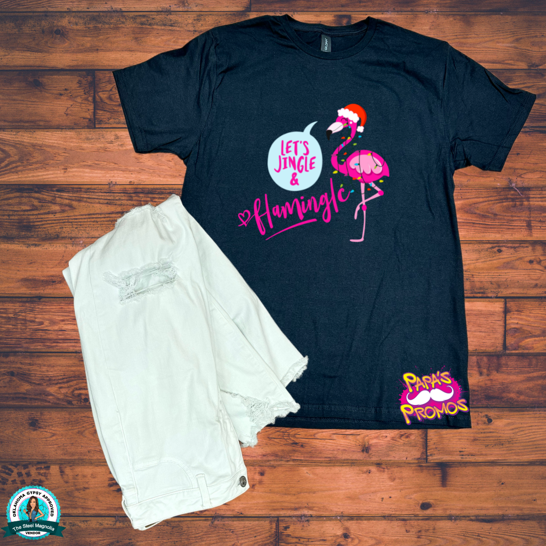 DTF Transfer - Jingle Flamingle