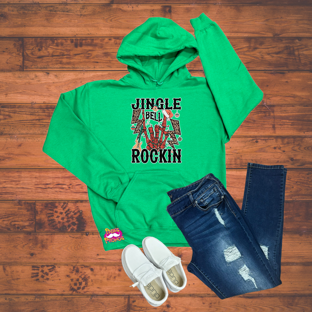 Jingle Bell Rockin Hoodie - Green
