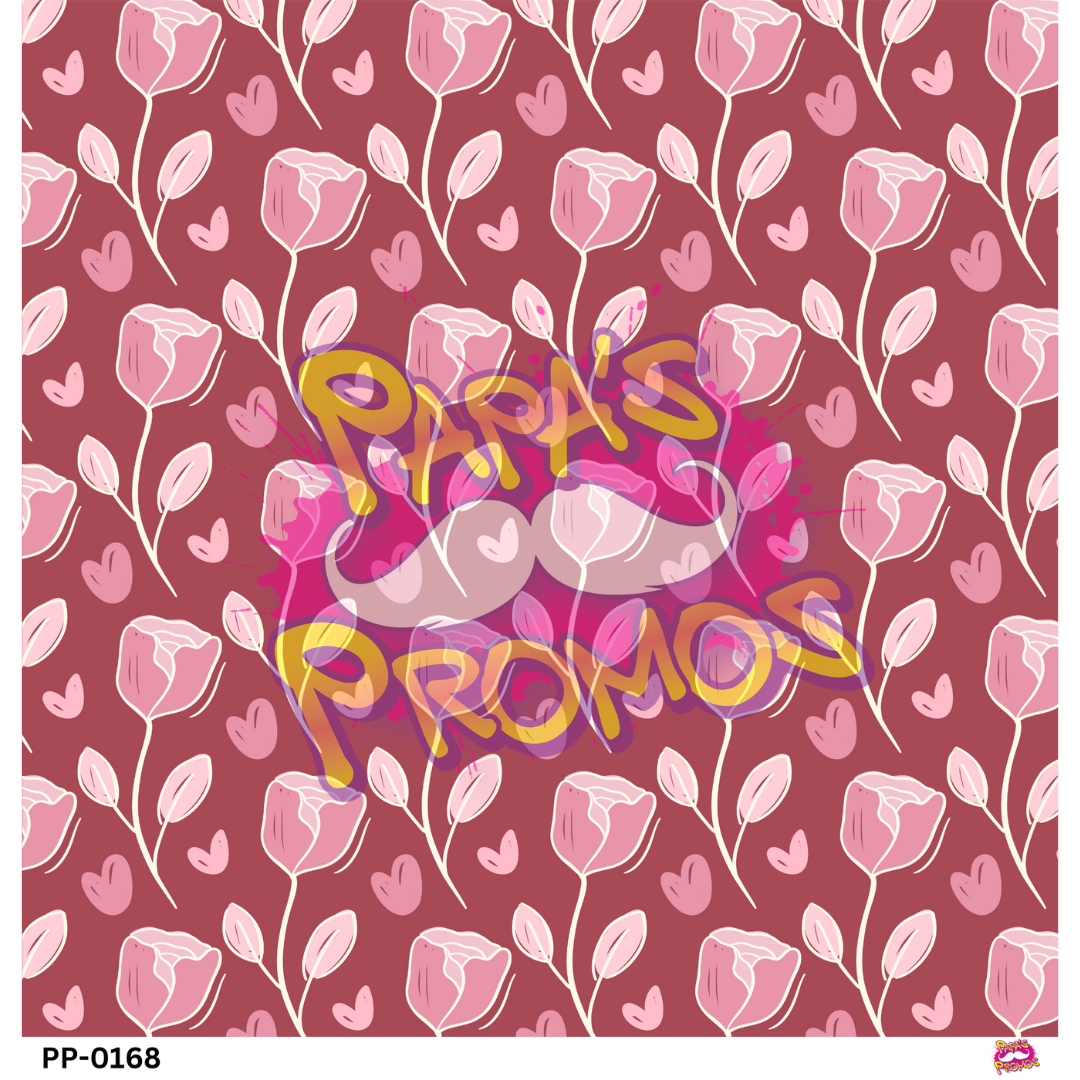 Valentine Tulips Opaque Vinyl
