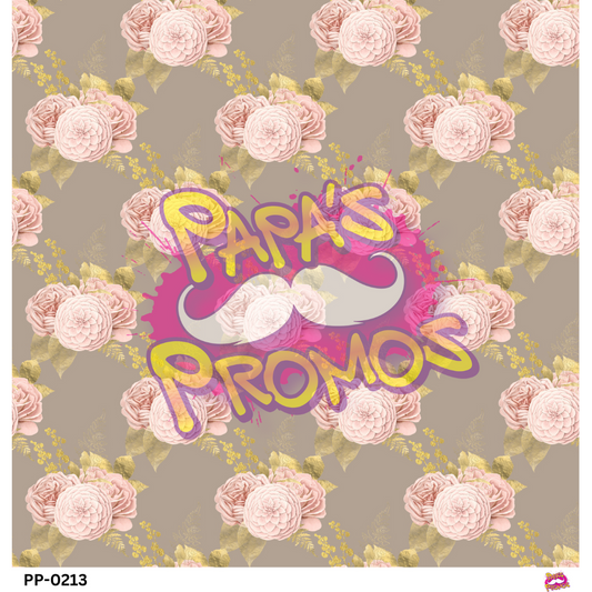 Mauve Roses Opaque Vinyl