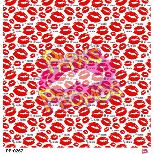 Red Lips Transparent Vinyl