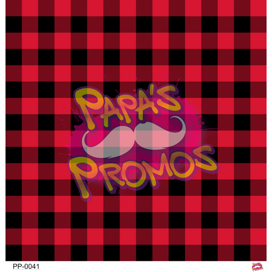 Buffalo Plaid Semi-Transparent Vinyl