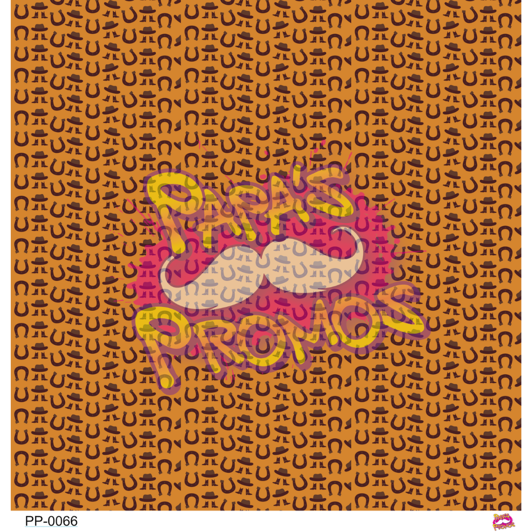 Kids Cowboy Horseshoes Opaque Vinyl