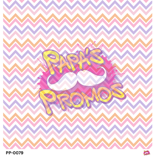 Pastel Chevron Opaque Vinyl